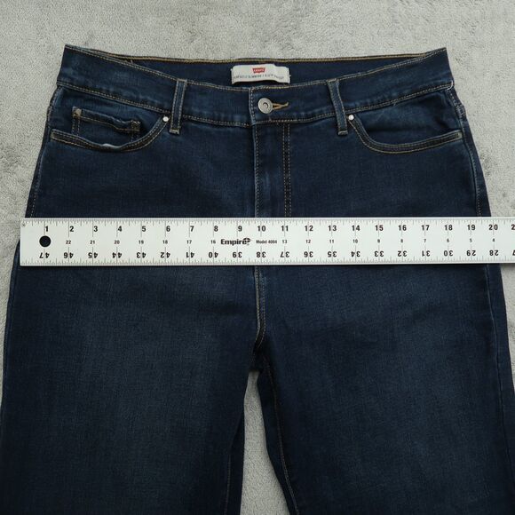 Levi's 512 Jeans Women's 14M Blue High-Rise Slimming Bootcut Denim 32" Inseam - Picture 6 of 16